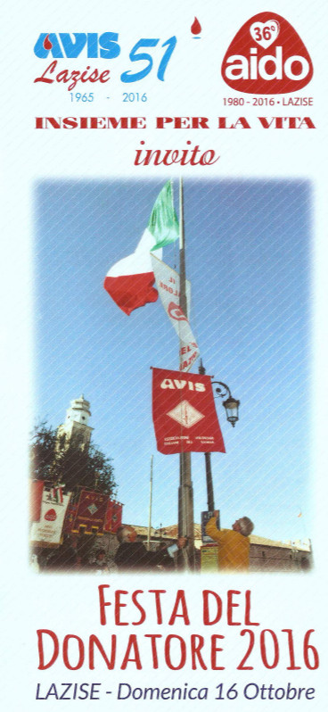 Festa del Donatore 2016